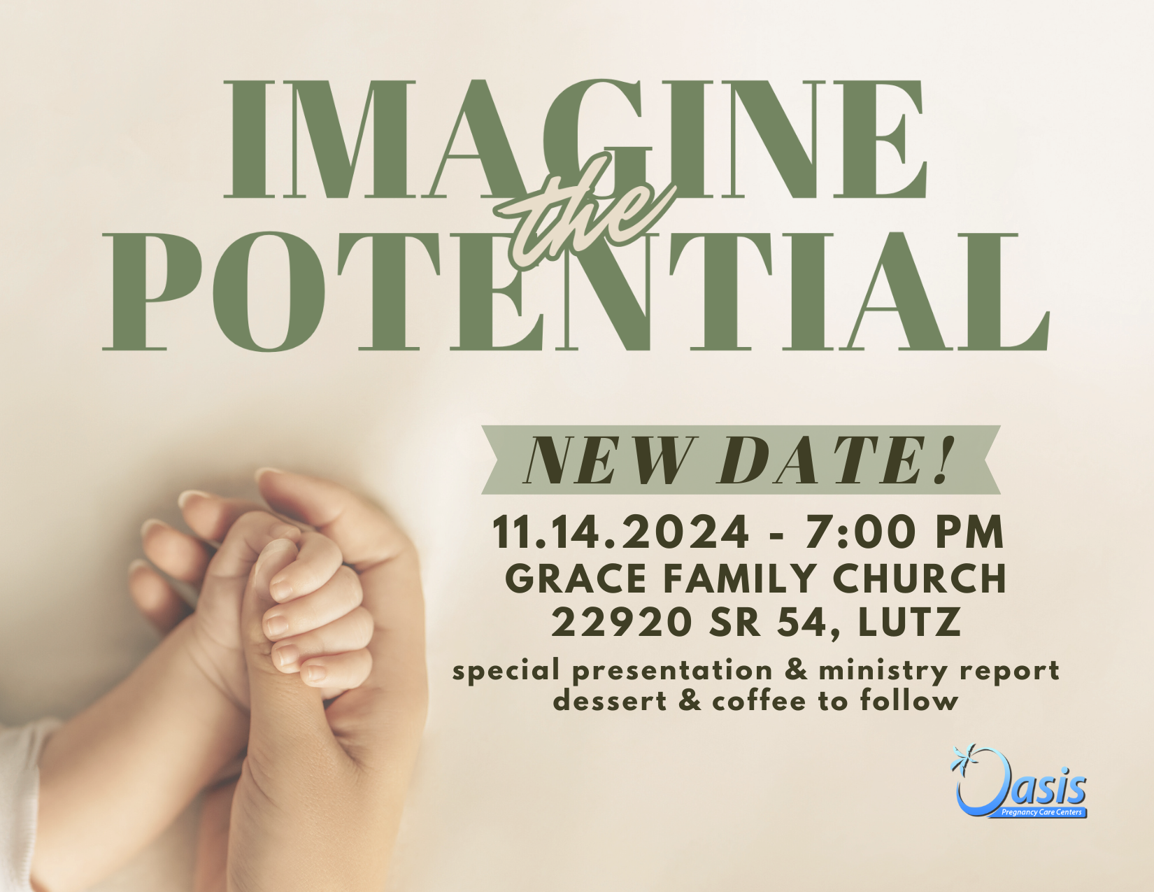 Imagine the Potential, Oasis Pregnancy Centers' Event