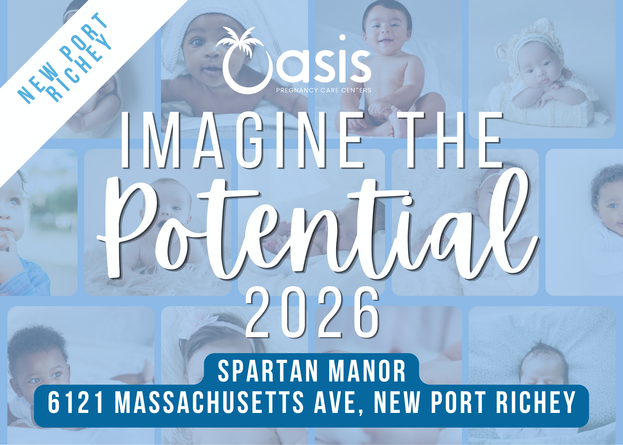 Poster of Oasis Pregnancy Care Centers' Event- Imagine The Potential 2026 New Port Richey FL